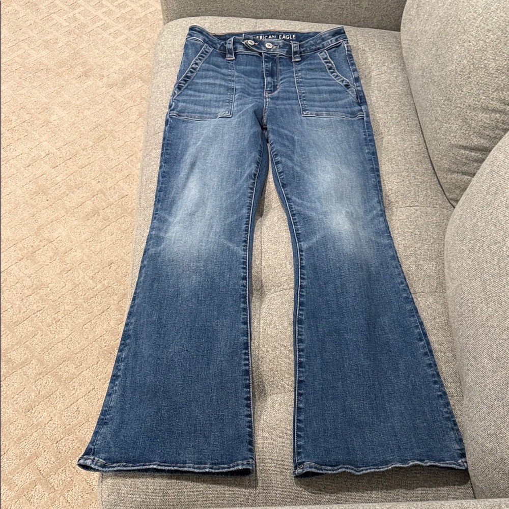 American Eagle Outfitters Women's Denim Flare Jeans